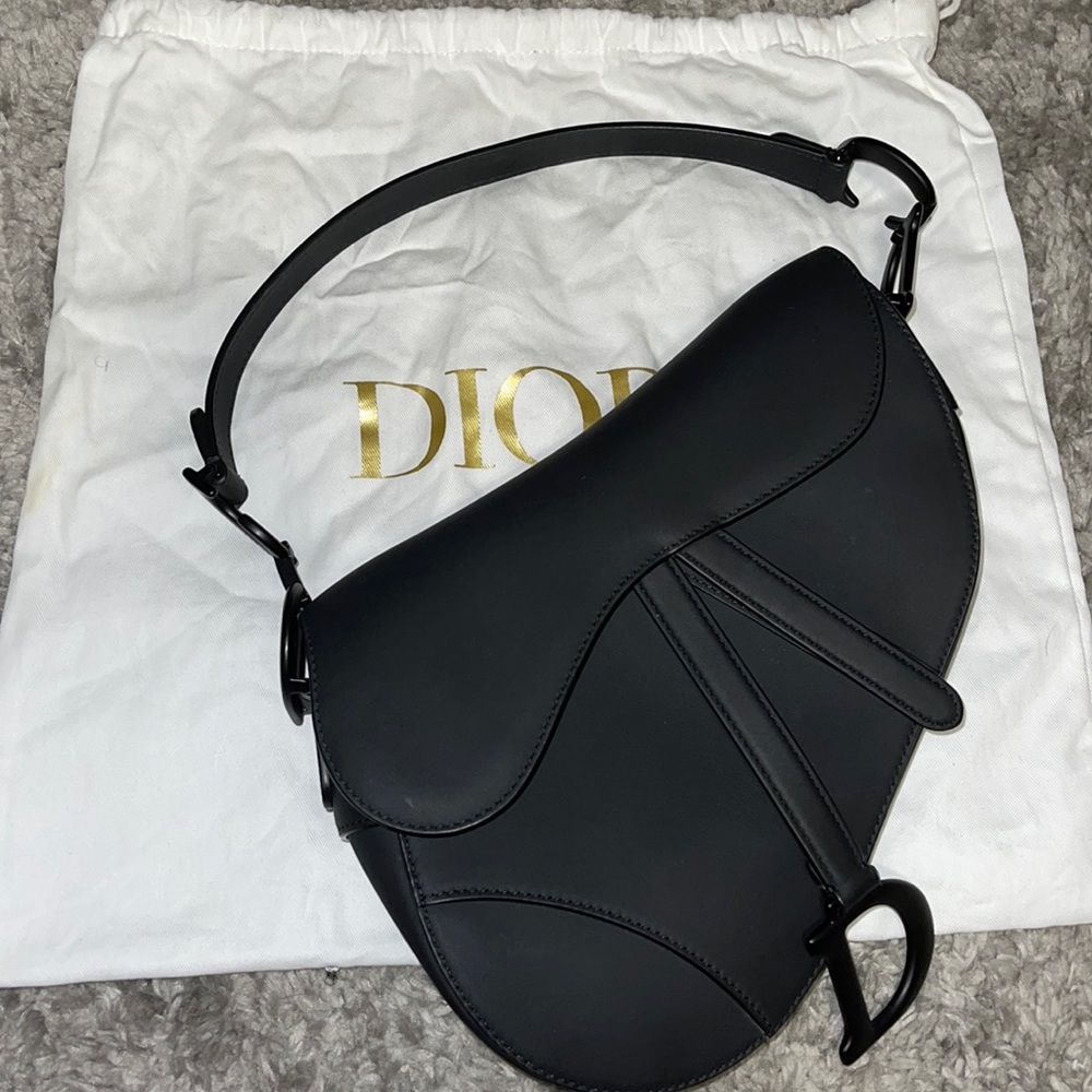 Christian Dior Saddle Bag ultra matte